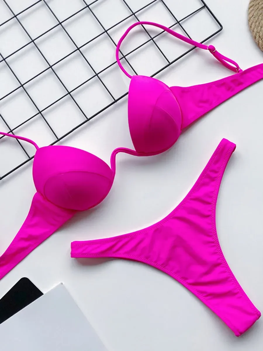 Underwire Bra Padded - Sexy V-bar soutien-gorge à armatures tasse