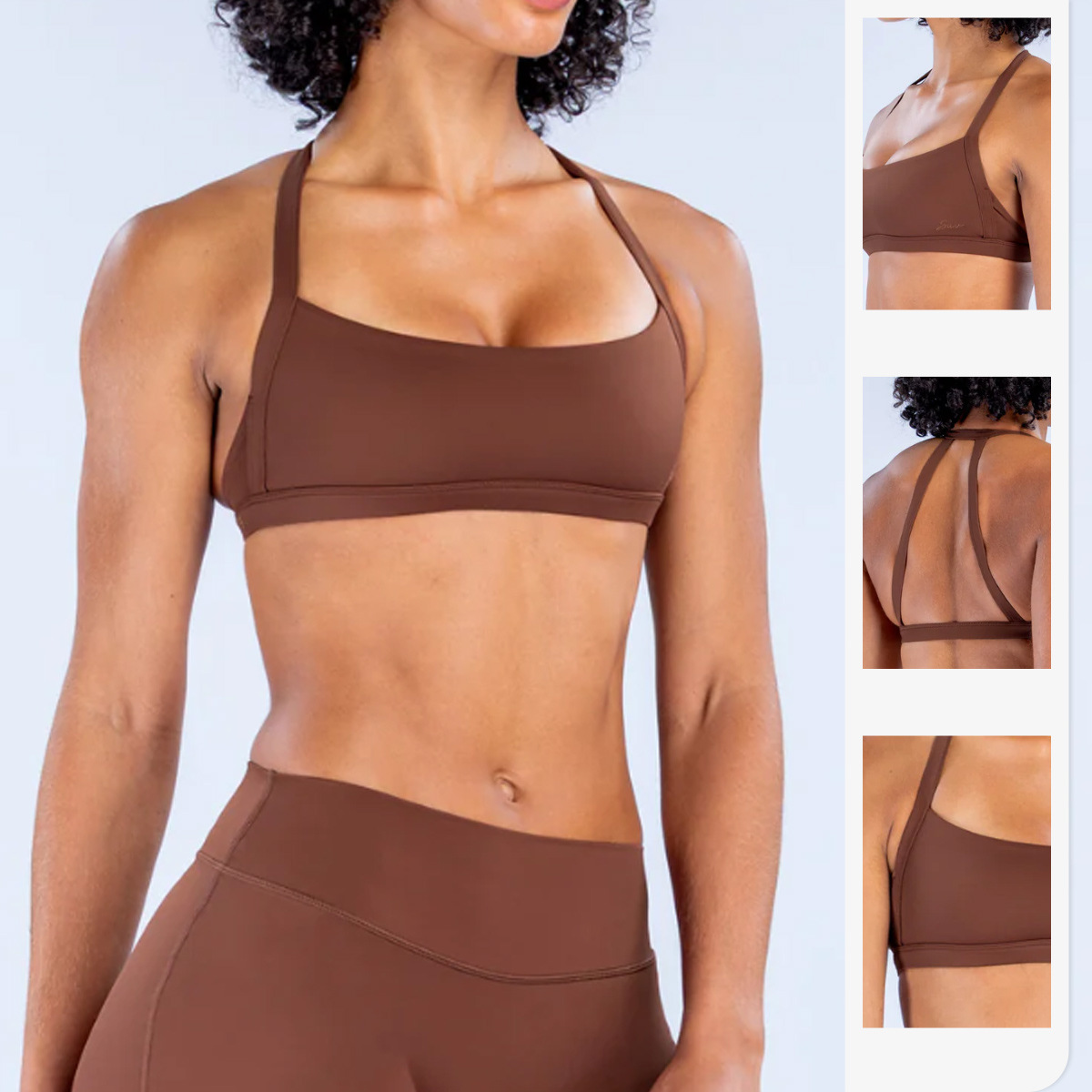 Sports Bra Racerback - Soutien-gorge de sport pour femme, antichoc,