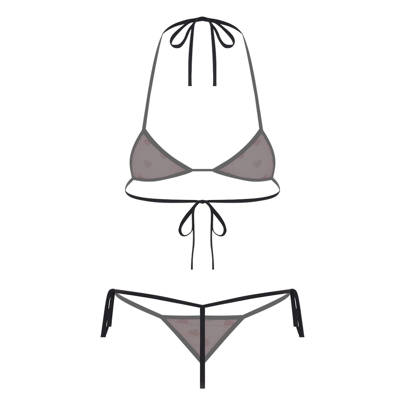 Femmes Micro Mini Bikini Linge - Lace Bralette Set avis et prix